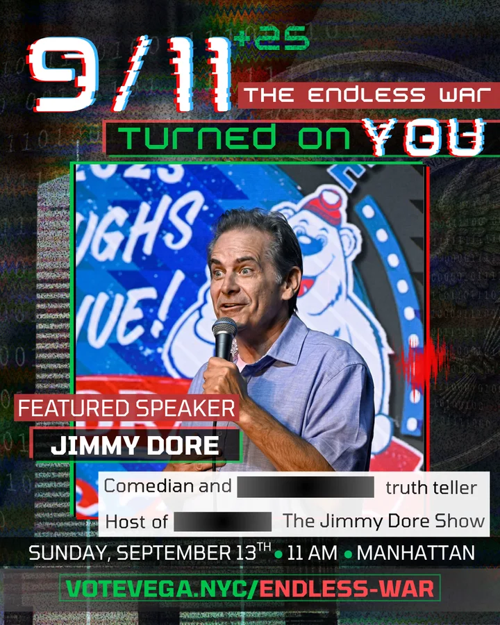 Jimmy Dore Joins 9/11 at 25 NYC Forum | Jose Vega