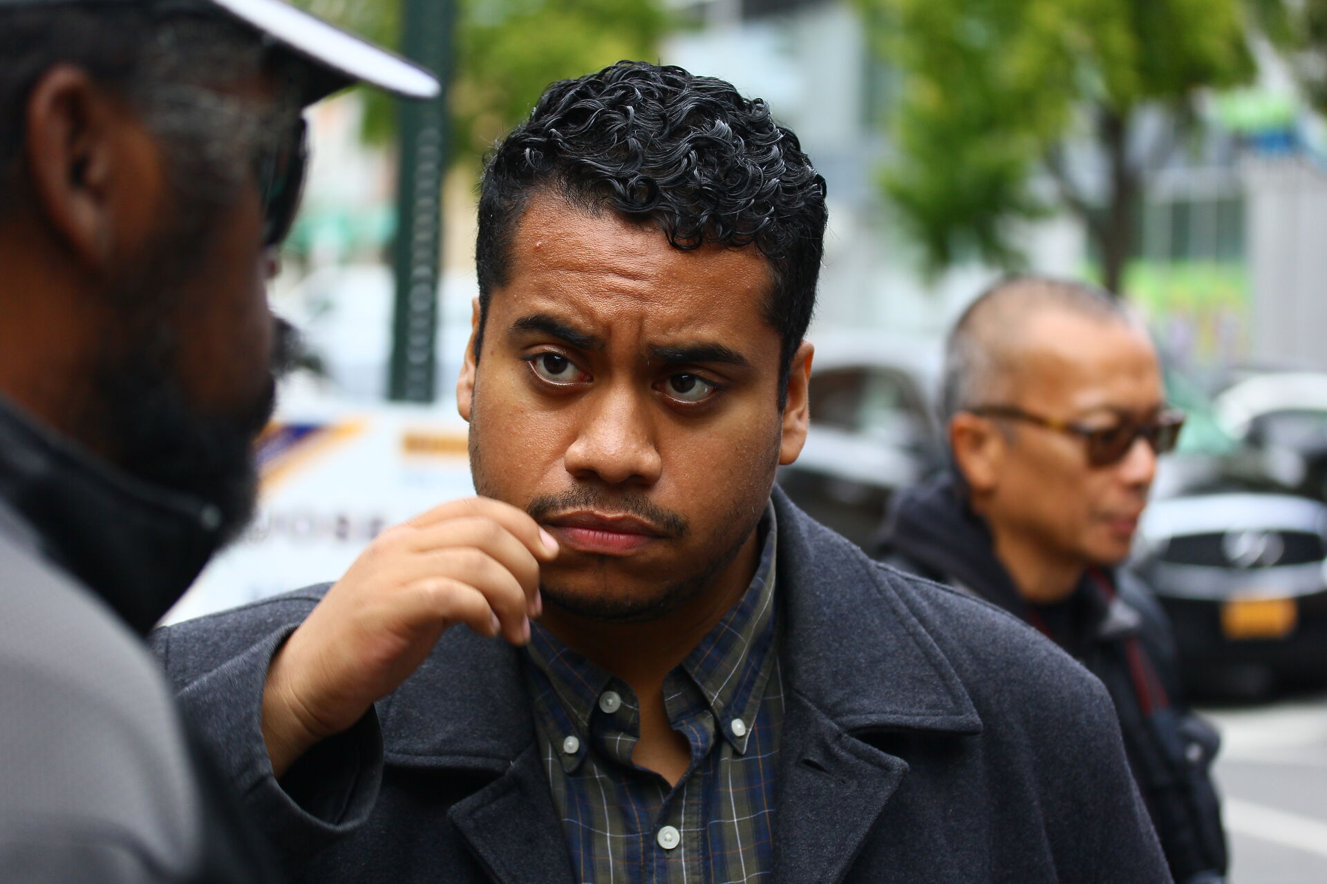 Jose at a campaign event