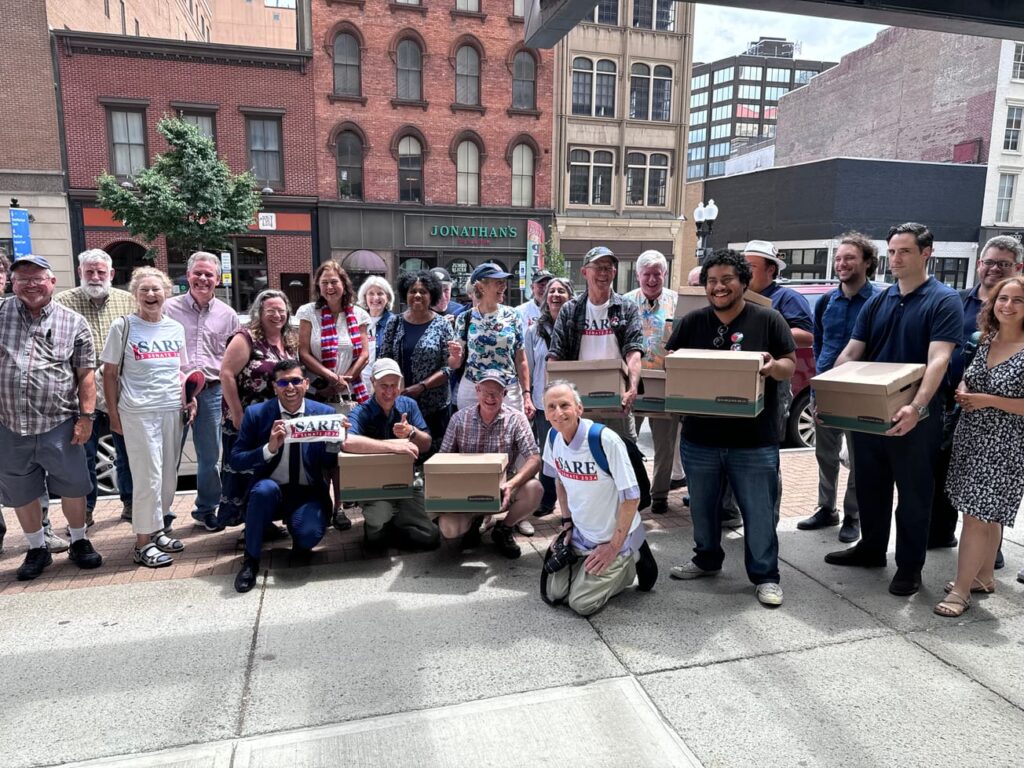 The May 28th filing of Diane Sare in Albany, NY. Credit: Jason Ross